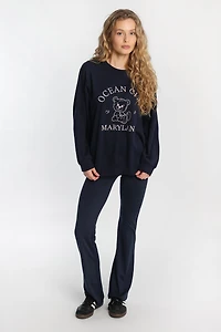 AERO Oversized Crew Neck Sweatshirt