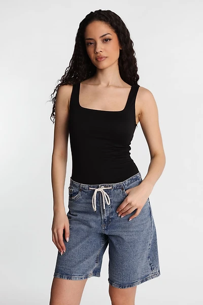 AERO Super Soft Square Neck Tank Bodysuit