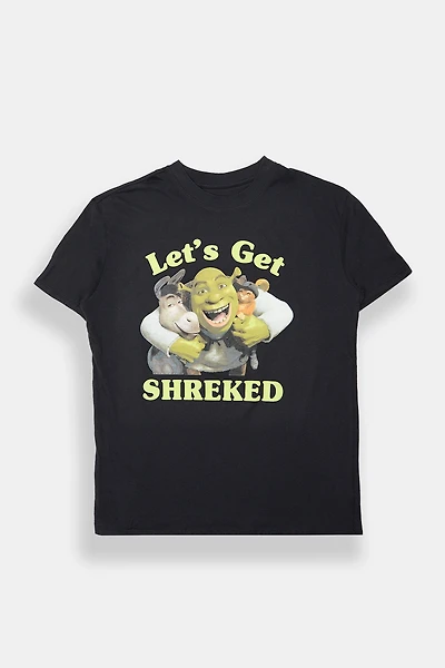 Let's Get Shreked Graphic Boyfriend Tee