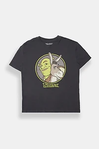 Shrek & Donkey Graphic Boyfriend Tee