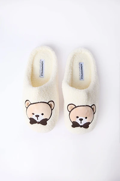 AERO Graphic Plush Slippers & Socks 2-Piece Set