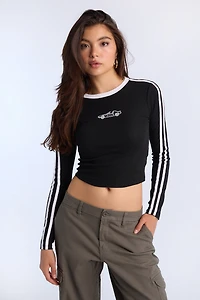 AERO Long Sleeve Crewneck Baby Tee