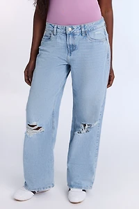 AERO Low Rise Baggy Jeans