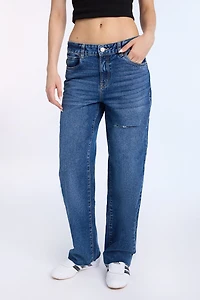 AERO Low Rise Slouchy Straight Jeans