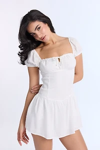 Robe à jupe-short taille basse AERO