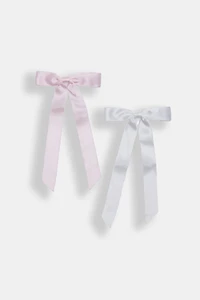 AERO 2-Pack Satin Bow Hair Clips