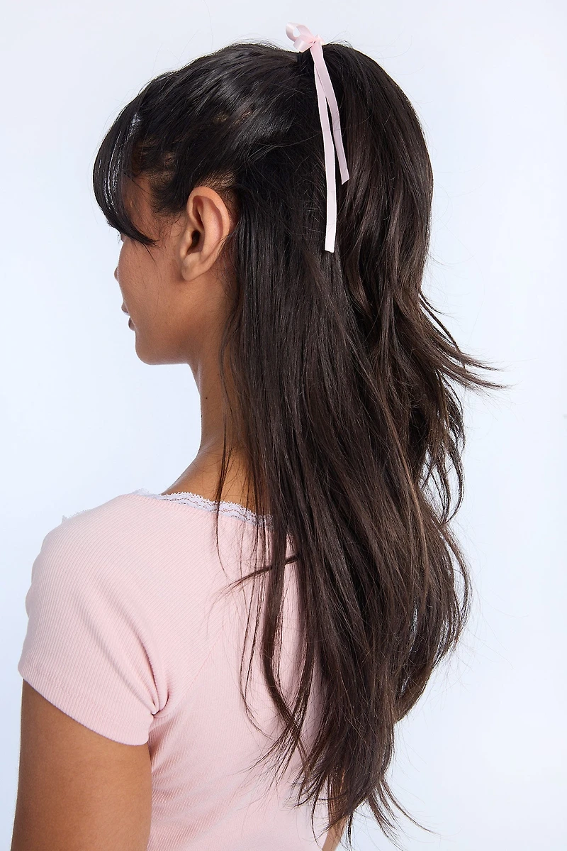 AERO 6-Pack Satin Bow Hair Elastics