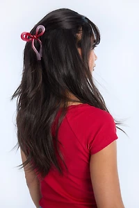 Pince à cheveux en forme de noeud