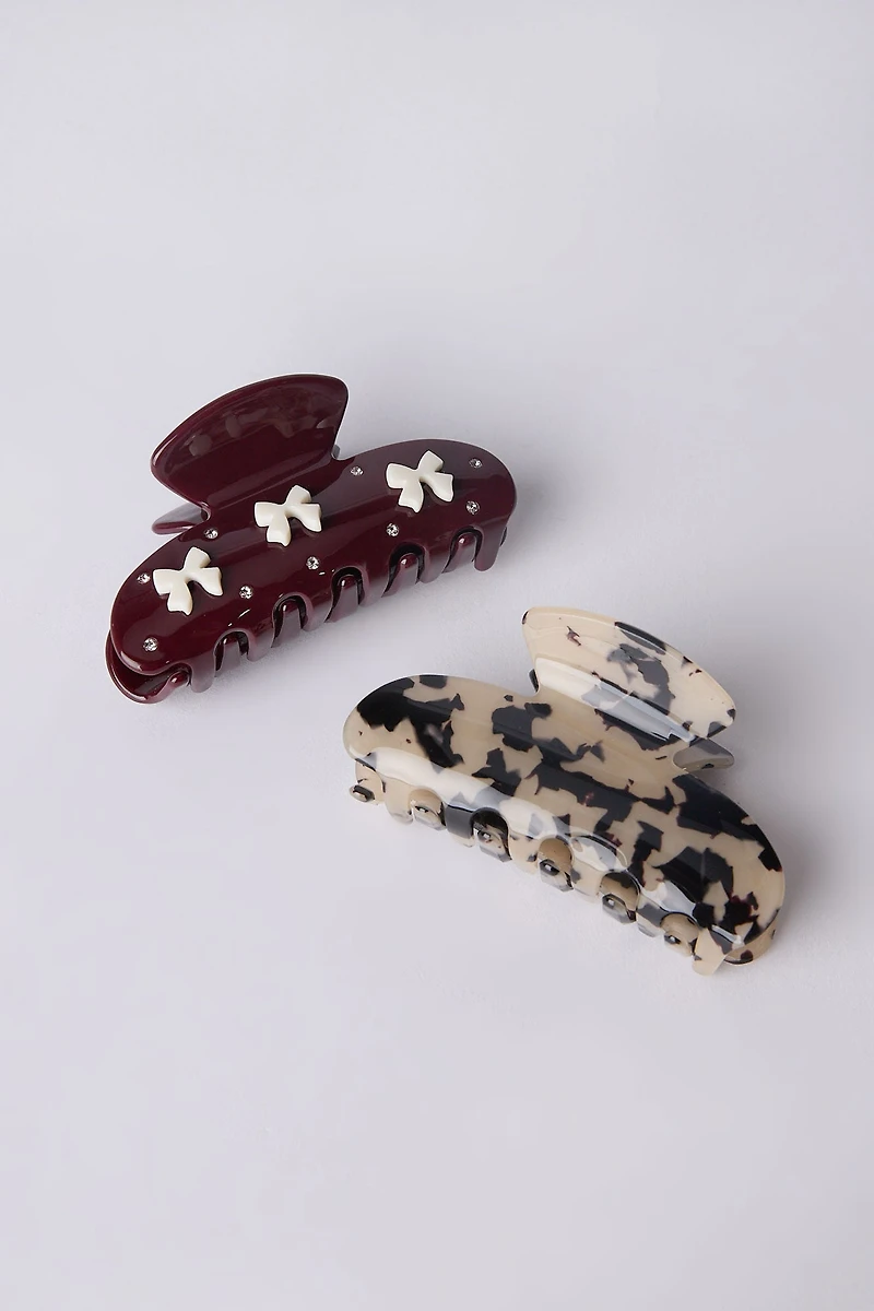 AERO 2-Pack Rounded Claw Clips