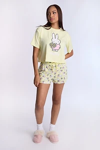Miffy 2-Piece Pajama Tee & Short Set