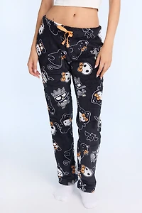 Hello Kitty Halloween Plush Pajama Pant