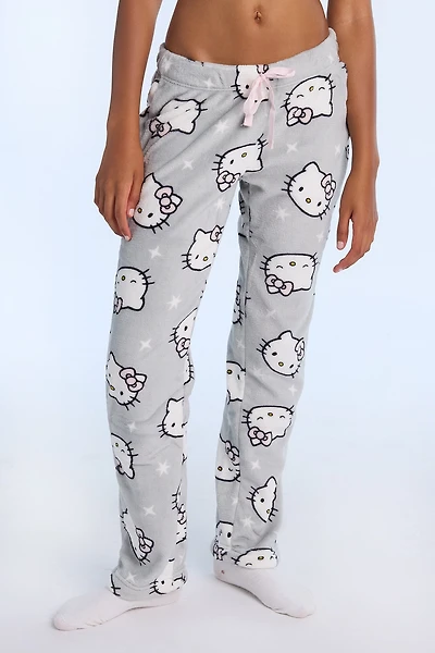 Hello Kitty Sparkle Plush Pajama Pant