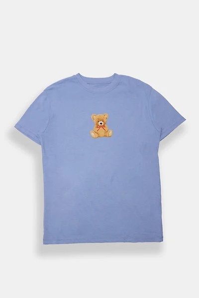 Teddy Bear Graphic Boyfriend Tee