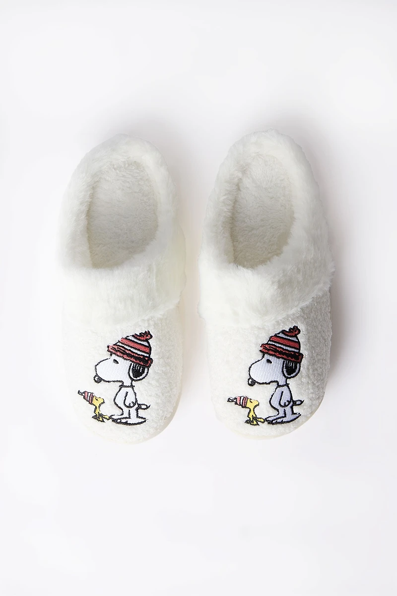 Peanuts Snoopy Plush Slippers