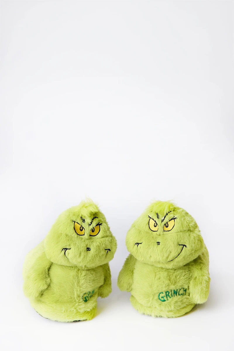 The Grinch Stuffed Plush Slippers