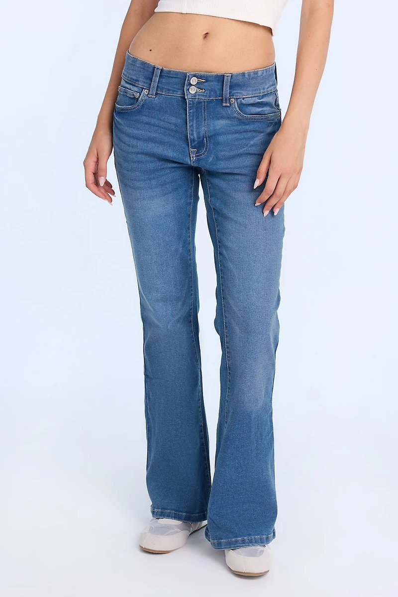 AERO Low-Rise Flare Jeans