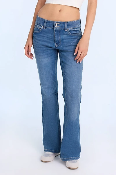 AERO Low-Rise Flare Jeans