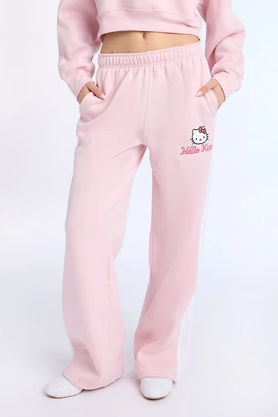 Hello Kitty Wide Leg Sweatpant