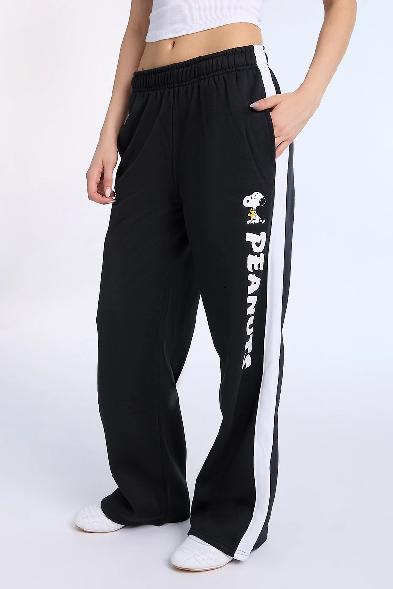 Peanuts Wide Leg Sweatpant