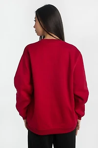 Sweatshirt à col ras du cou imprimé Naughty Or Nice The Grinch