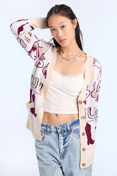 Cardigan à boutons Peanuts Snoopy