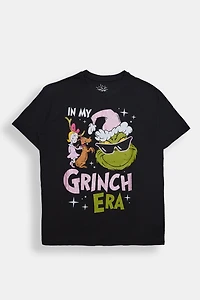 T-shirt coupe boyfriend imprimé The Grinch My Era