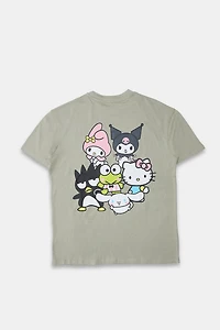 Hello Kitty And Friends Graphic Boyfriend Tee