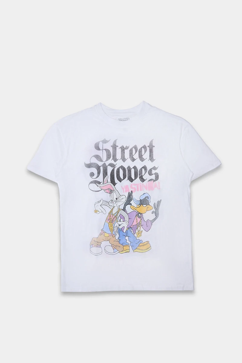 Looney Tunes Freestyle Boyfriend Tee