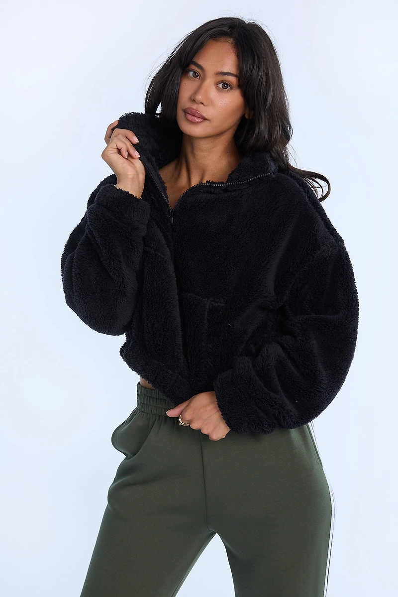AERO Quarter-Zip Teddy Fleece