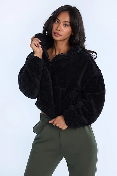 AERO Quarter-Zip Teddy Fleece
