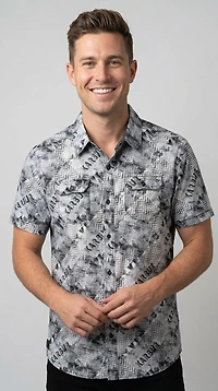 Chemise homme manches courtes