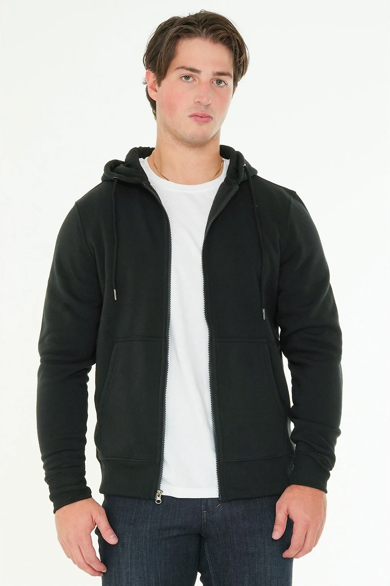 Zip Fleece Hoody