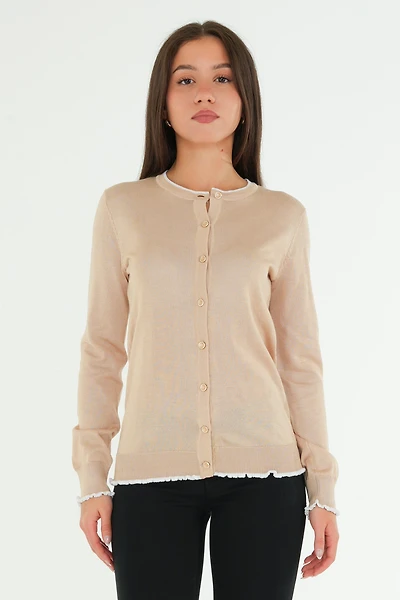 Cardigan boutonn