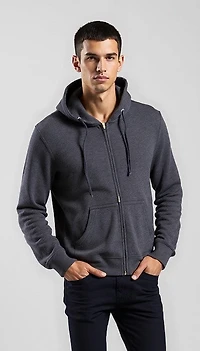 SWEAT À CAPUCHE EN POLAIRE