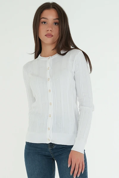 Cardigan boutonn
