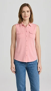 Sleeveless blouse