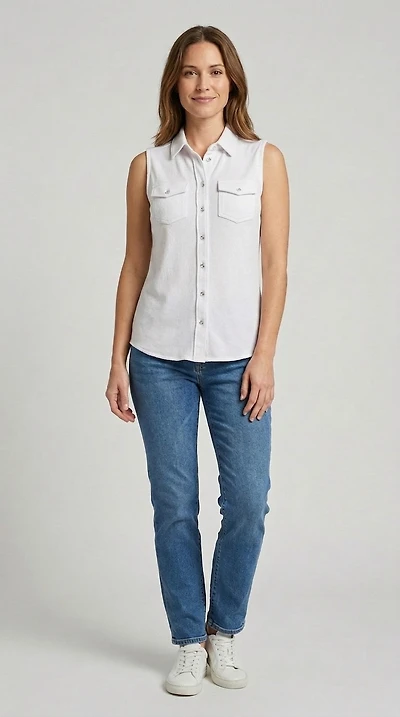 Chemisier sans manches