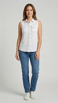 Chemisier sans manches