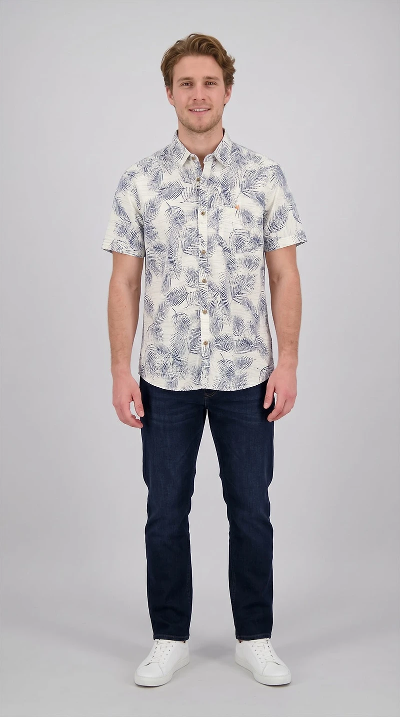 CHEMISE EFFET LIN