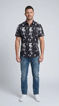 Short Sleeve Printed Shirt