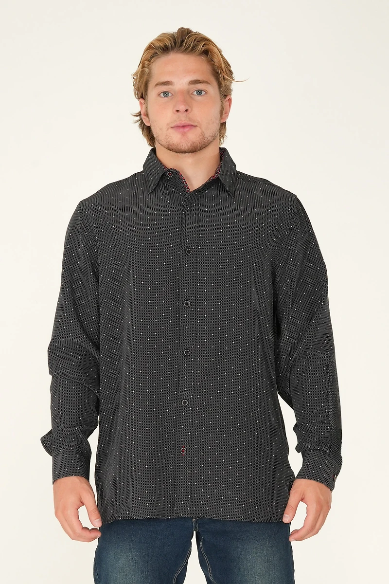 Printed Long Sleeve Shirt