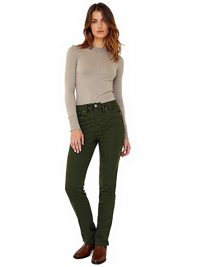 Hi-waist skinny leg