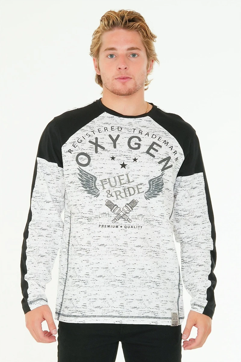 T-Shirt imprimé à manches longues
