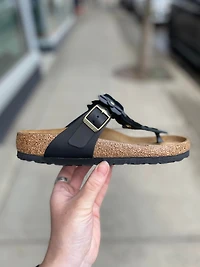 Birkenstock - Gizeh Flower Black