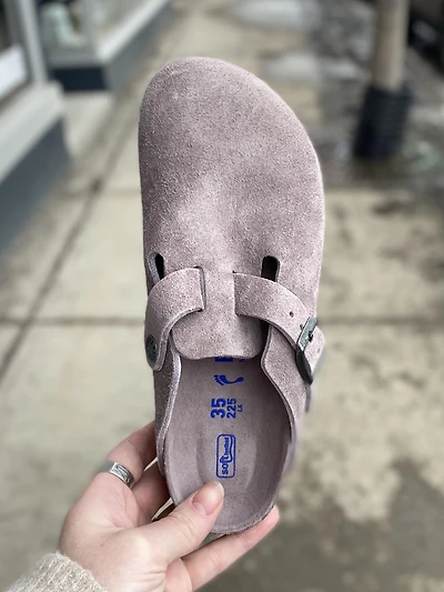 Birkenstock - Boston Faded Purple *Soft Footbed*