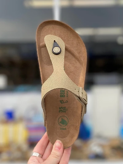 Birkenstock - Gizeh Faded Khaki *VEGAN*