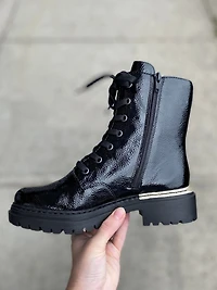 Rieker - Pearl Black Patent