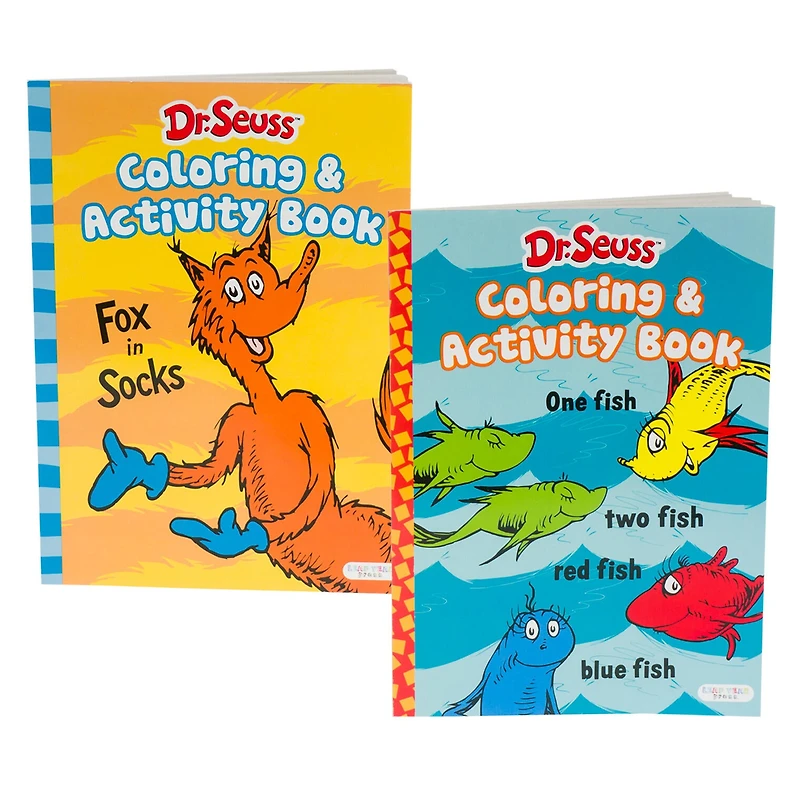 80 Page Dr. Seuss Coloring & Activity Book