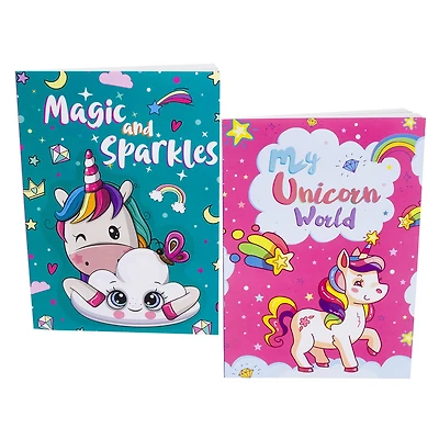 80 Page Unicorn Coloring Book Assorted Styles