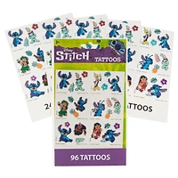Disney Lilo and Stitch 4 Sheet 96 Piece Tattoo Set